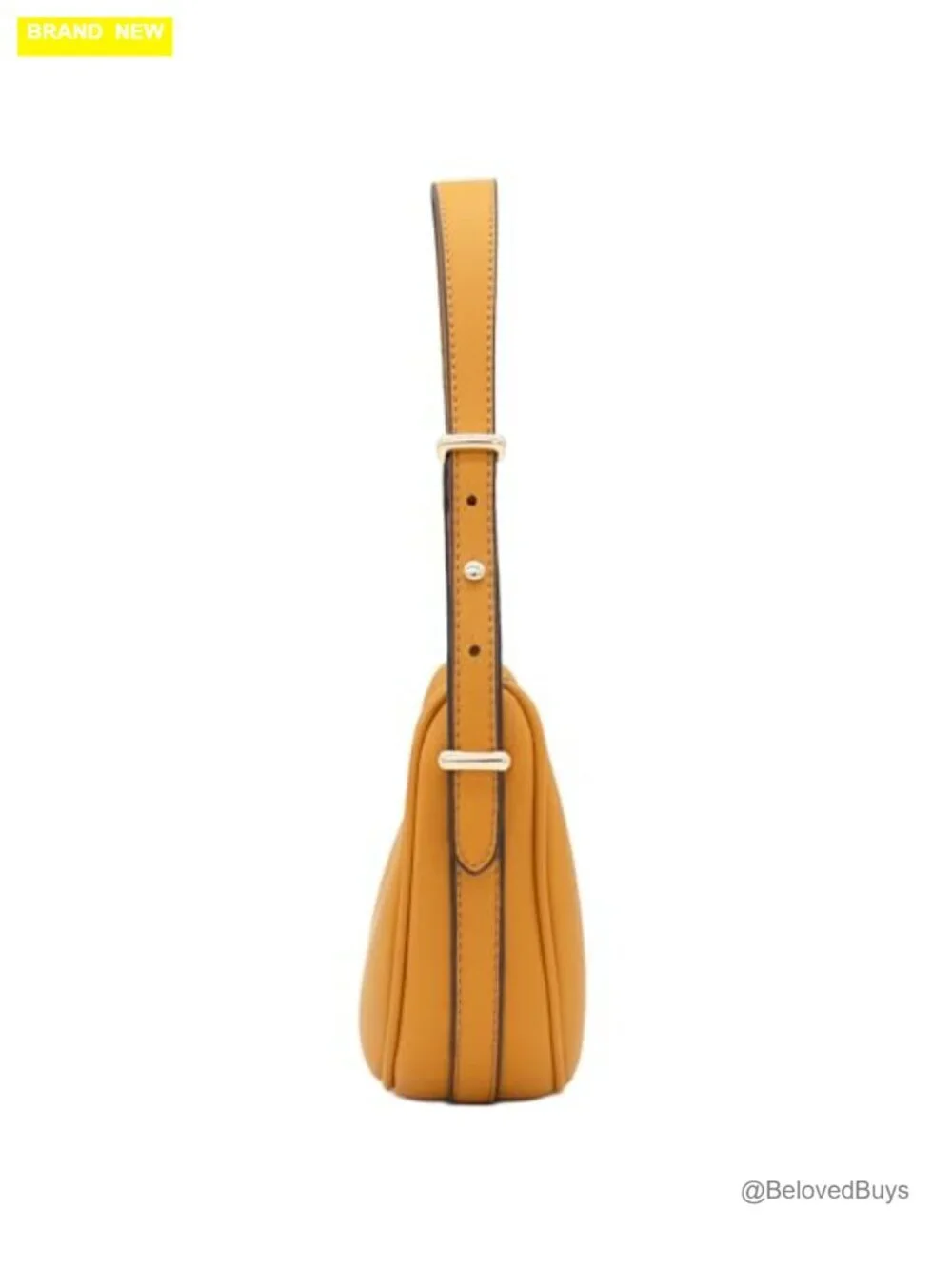 Small Crescent Faux Leather Underarm Shoulder Bag